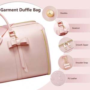 Free Sample Convertible <b>Garment</b> Duffle <b>Bags</b> for Men Women with Shoe Compartment - 2 in 1 Hanging Suitcase Suit Travel <b>Bags</b> - Product Image 5