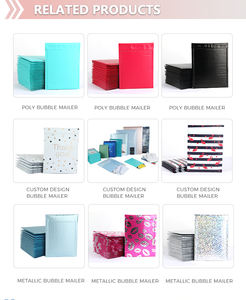 Impresión personalizada reciclable correo blanco medio Pochette Bulle bolsas de envío para ropa - Product Image 6