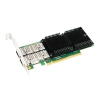 Cartes d'interface réseau interne 100 Gbps LRES1014PF-2QSFP28 Adaptateur serveur 100G en stock