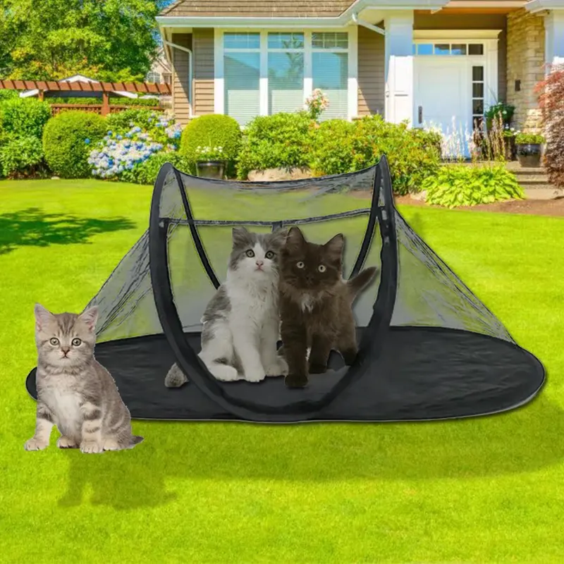 Pop Up taşınabilir pet muhafaza köpek evi kediler kafesi kedi çadır oyun parkı köpek kulübesi çit katlama evcil hayvan oyun parkı