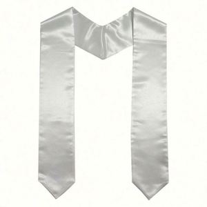 Venta al por mayor de fábrica: Cinta de raso personalizada de alta calidad para graduación, para el cuello. - Product Image 4