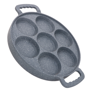 Produttore di <span class=keywords><strong>pentole</strong></span> 7 fori per Pancake in ghisa antiaderente con <span class=keywords><strong>servizio</strong></span> di campionamento - Product Image 5