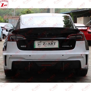Z-ART PRIME-X ชุดบอดี้ V2สำหรับ Tesla <span class=keywords><strong>3</strong></span>บัมเบิร์นปรับโฉมสำหรับรุ่น<span class=keywords><strong>3</strong></span>คาร์บอนไฟเบอร์ aerokit ลิปสปอยเลอร์ชิ้นส่วนอัพเกรด - Product Image 6