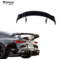 Aileron arrière à col de cygne en Fiber de carbone véritable de Style AD pour 2019 sur Toyota Supra MK5 A90 A91 voiture à ajustement parfait