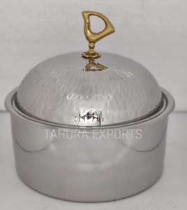 หม้อปรุงอาหารสแตนเลสสตีลดีไซน์หรูพร้อมด้ามจับขัดเงา - Product Image 6
