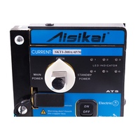Aisikai 250A 300A 4P contrôleur ATS double puissance interrupteur de transfert automatique 220v 380v 3 phases pièces de générateur électrique Diesel