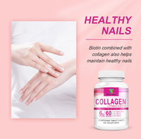 Collagène Type 1 3 Vitamine C Biotine E Zinc Anti Âge Beauté Comprimés Peau Cheveux Ongles Articulations Femmes Hommes