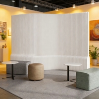 Cloison en papier nid d'abeille flexible YIMO PF-2, écran blanc, design moderne et simple, décoration pour la maison/le bureau/l'exposition/le magasin