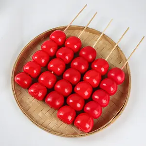 CXQD adereços de decoração de frutas simuladas espuma de fotografia cabaça de açúcar único modelo corda de rocha