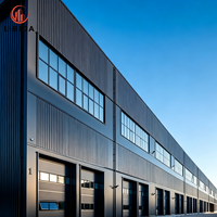 Almacén de Acero Prefabricado de Alta Capacidad, Estructura de Acero Estable para Almacenamiento de Materia Prima y Productos Terminados
