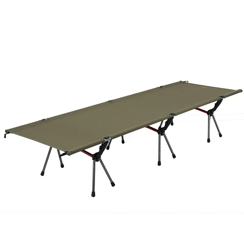 Hoge Kwaliteit Aluminium Opvouwbare Bedje Handig Camping Cot Voor Outdoor Avonturen