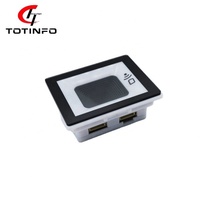 Lector de Tarjetas NFC TOTINFO, Escáner de Códigos de Barras LED 2D QR 13.65MHz USB Blanco de 8 Bits, Tamaño A4, Control de Acceso, Kiosco, en Stock