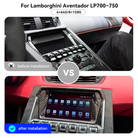 ZWNAV Pemutar DVD Mobil 7 Inci untuk Lamborghini Aventador LP700-750 2011-2019 dengan Unit Kepala Navigasi Android GPS