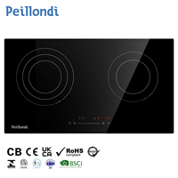 Table de cuisson électrique encastrable de haute qualité, 4500W, double brûleur, à bobine radiante, Prestige