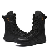 Bottes tactiques de plein air pour hommes bottes légères et respirantes pour hommes bottes de combat à semelles épaisses de grande taille