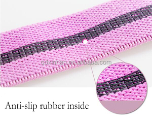 Bandes de cercle de hanche de <span class=keywords><strong>boucle</strong></span> de tissu élastique de haute qualité bandes d'entraînement de résistance lourde pour les exercices de fitness et la musculation - Product Image 4