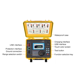 เครื่องทดสอบความต้านทานฉนวน 10000V เมกะโอห์มมิเตอร์ - Product Image 2