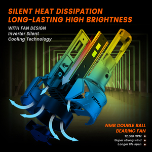 Fateeye 240W 60000LM Luces <span class=keywords><strong>Led</strong></span> Para Automotive Faro a <span class=keywords><strong>LED</strong></span> <span class=keywords><strong>H7</strong></span> H1 H11 <span class=keywords><strong>anabbagliante</strong></span> H4 Faro <span class=keywords><strong>Led</strong></span> per auto - Product Image 5