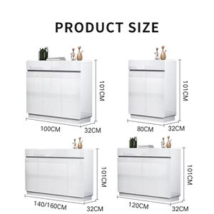 Estante de zapatos moderno, armario de almacenamiento de zapatos de madera, blanco para entrada, Zapatero, armario, muebles minimalistas para el hogar - Product Image 3