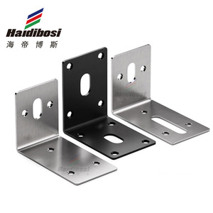 Haidibosi Stainless Steel Adjustable Corner <b>Bracket</b> L Shape Wall Mount For Wardrobe Cabinet Hardware - Product Image 1