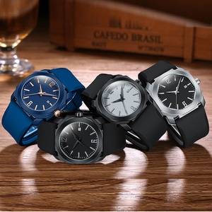 Montres en gros, montres à <span class=keywords><strong>bracelet</strong></span> en <span class=keywords><strong>silicone</strong></span>, <span class=keywords><strong>bracelet</strong></span> étanche pour montres-bracelets <span class=keywords><strong>homme</strong></span>, nouveauté - Product Image 6