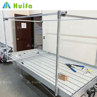 Système de culture hydroponique vertical pour ferme Bancs roulants Tables d'inondation