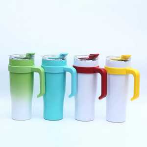 Gobelet de voyage isotherme en acier inoxydable avec couvercle en plastique, compatible avec les porte-gobelets, pour garder le café <span class=keywords><strong>ou</strong></span> les boissons au frais lors de vos déplacements - Product Image 1