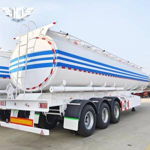 Características de seguridad avanzadas El más nuevo remolque de transporte de gasolina diésel de gran volumen Semirremolque de tanque de combustible de acero - Product Image 3