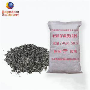 Rivestimento del forno ad alta resistenza calore refrattario leggero colabile isolante calcinabile prezzo all'ingrosso - Product Image 2