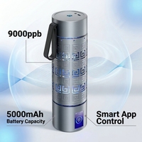 Botol Air Hidrogen Portabel MYVOES 2026 Baru 9000ppb 5000mAh Konsentrasi Tinggi SPE/PEM USB Isi Ulang Rumah Tangga Mobil RV
