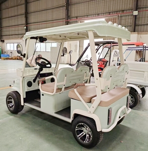 4 Seats Metal Steel <b>Plastic</b> Club Car Golf Buggy Cart Tricycles - Product Image 2