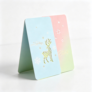 Biglietti d'Auguri Personalizzati di Lusso con Stampa in Lamina Dorata per Inviti Aziendali, Festivi e di Ringraziamento - Product Image 5