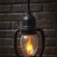 Guirlandes lumineuses LED blanc chaud IP65 résistantes aux intempéries pour café, mariage, jardin, éclairage d'ambiance suspendu