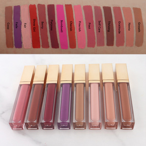 Lápiz labial líquido resistente al agua, lápiz labial líquido de larga duración mate Nude, venta al por mayor - Product Image 3
