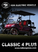 Vente en gros de véhicules à énergies nouvelles HDK EVOLUTION 4 places voiturette de golf électrique pour camionnette 48V