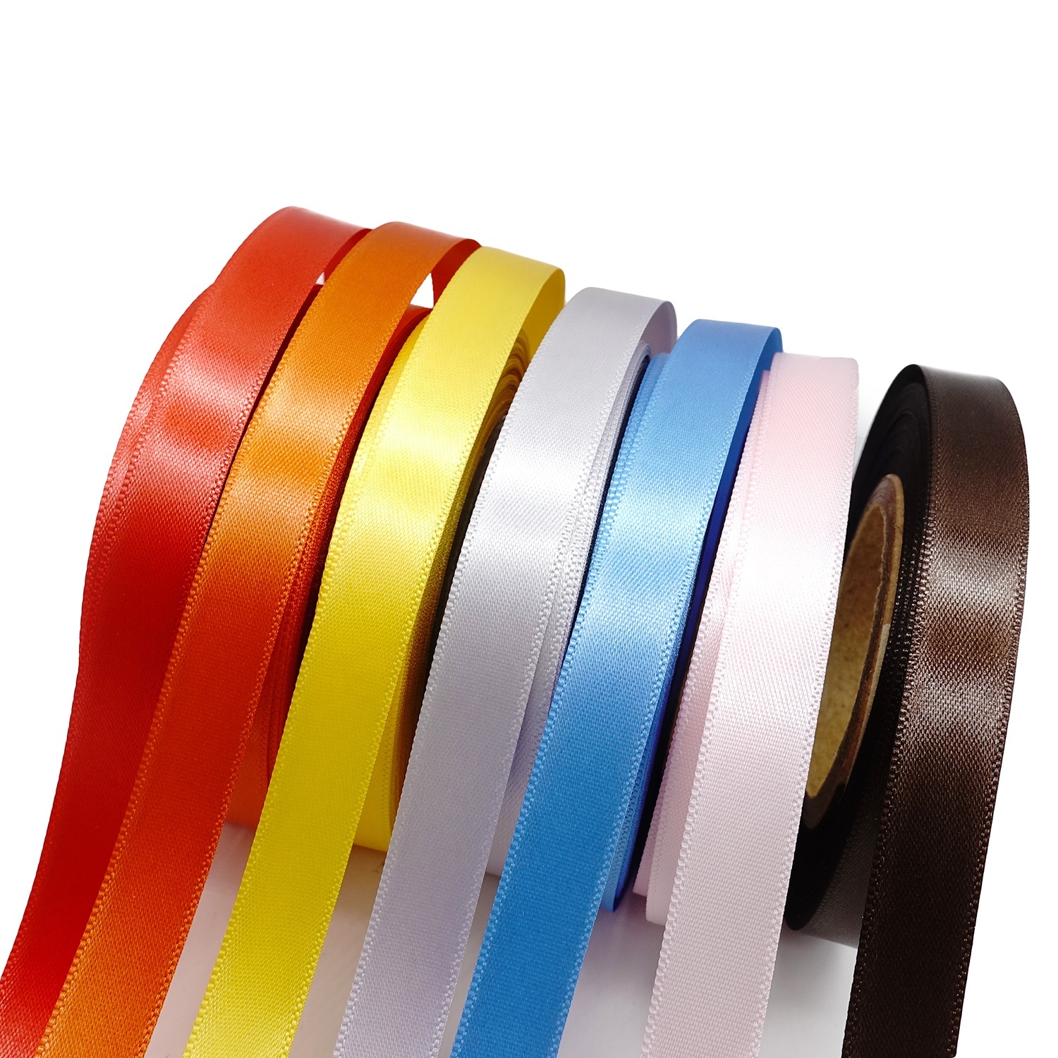 Factory Sales Promotion 100% Polyester Double Faced Satin Ribbon