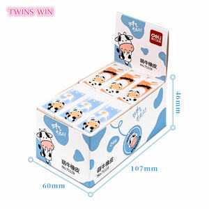 ممحاة على شكل بقرة كرتونية ثلاثية الأبعاد للواجبات المنزلية والرسم واختبارات الفنون ودروس الرسم 744 - Product Image 4