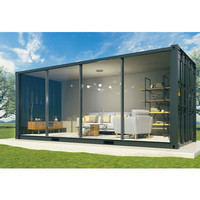 Maisons modulaires préfabriquées en kit de 20 pieds, conteneurs de maison, casas contenedor modulares prefabricadas