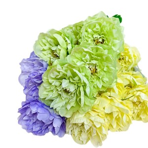 Flores Artificiales de Peonía, 6 Cabezas, Flores de Seda para Decoración de Bodas y Hogar - Product Image 5