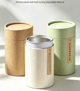 Large Capacity Kraft Paper Tube Wholesale For Bulk Dry Food Storage - Product Image 2
