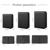 Album de cartes en cuir PU avec fermeture éclair, porte-cartes 4, 9, 12 compartiments, classeur de rangement pour cartes de jeu, support de cartes à feuilles mobiles, vente en gros