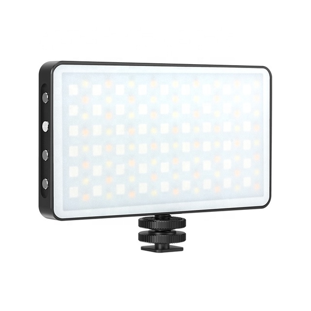 Mamen 126RGB LED Video Lights 10W PD Fast Charging DSLR Smartphone Fill Light Dimmable RGB Effect youtube Vlog Light
