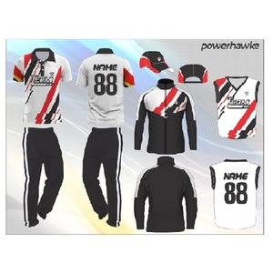 Powerhawke ชุดคริกเก็ต,เสื้อเจอร์ซีย์คอปกแขนเต็มชุดพร้อมจัมเปอร์คริกเก็ตและแจ็คเก็ตสีสวยดีไซน์ล่าสุดปี2022 - Product Image 5