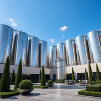 Cuve de fermentation de bière Tonsen 30T, 30000L, en acier inoxydable SUS304, fermentateur conique à double enveloppe pour brasserie industrielle
