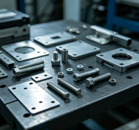 Pièces usinées de précision sur mesure, pièces estampées CNC, acier inoxydable, aluminium, produits industriels, pièces de rechange