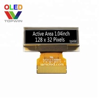 Panel OLED tipo conector de 1,04 "30 pines Resolución de 128x32 Interfaz I2C SPI Pantalla OLED