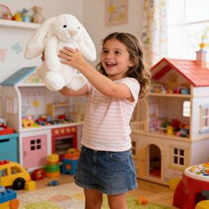 Peluche de Conejito Bashful Luxe Bunny <span class=keywords><strong>Luna</strong></span>, Juguetes de Peluche de Alta Calidad, Conejitos de Peluche Suaves, Muñecos de Peluche, Perfectos para Regalo de Cumpleaños - Product Image 1