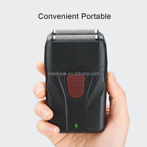 Afeitadora eléctrica LS 2205 para hombre, afeitadora de doble hoja recíproca, afeitadora de cabeza calva, duradera, impermeable, portátil, USB - Product Image 3