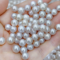 Perles d'eau douce naturelles de haute qualité, rondes, teintées, en vrac, de 6 mm à 7 mm, multicolores, Perlas De Agua Dulce, vente en gros Muses Jewels