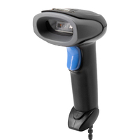 Lecteur de codes à barres filaire 2D portable Pistolet de lecture de codes QR 1D Lecteur de codes à barres USB Scanner de codes QR pour livres de vêtements de supermarché